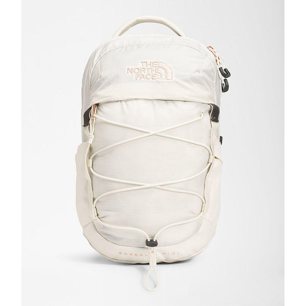 The North Face Borealis Mini Ανδρικα Σακιδιο Πλατησ - Ασπρα / Ροζ Χρυσο Χρωμα (MTHW92341)